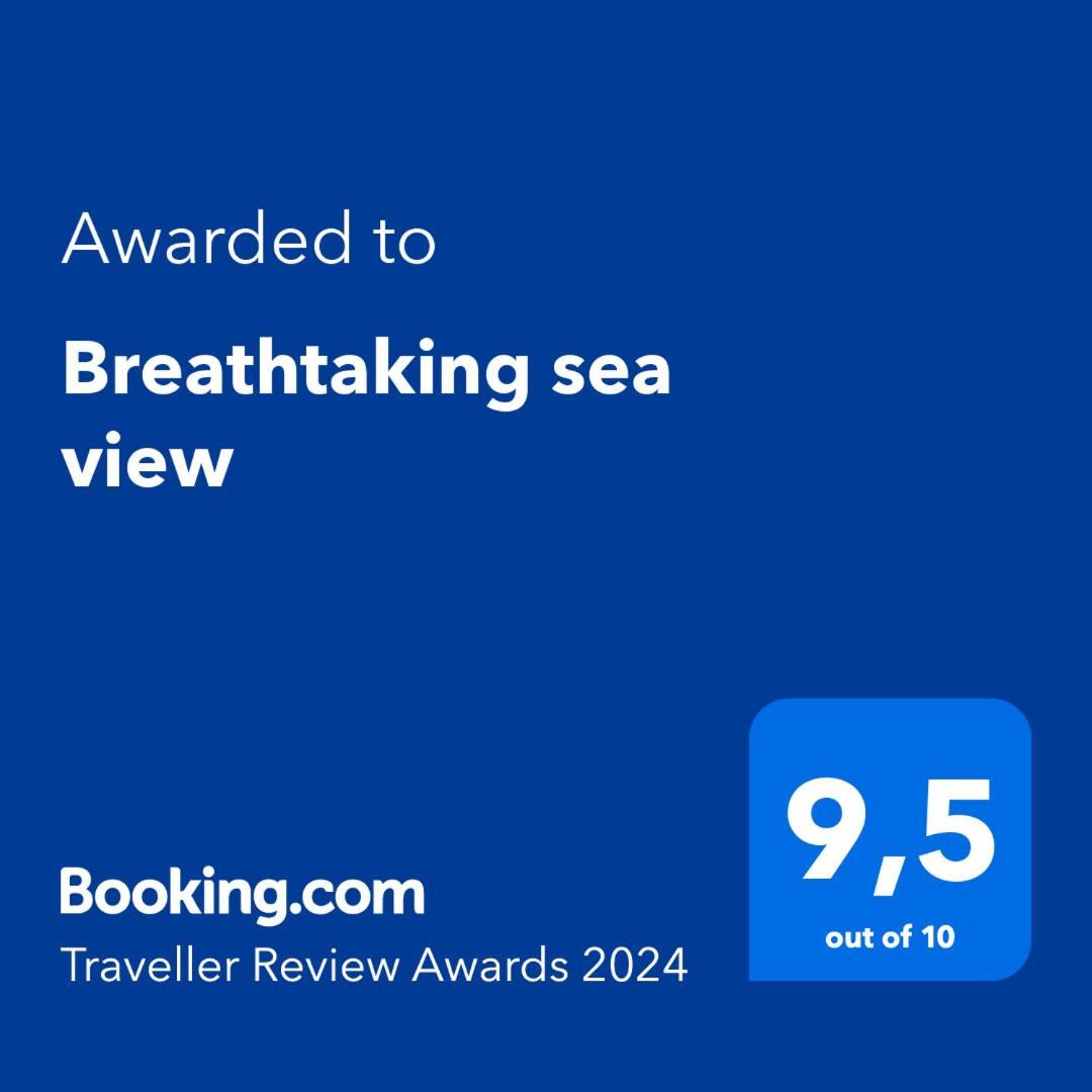 Breathtaking Sea View Leilighet Kavála Eksteriør bilde